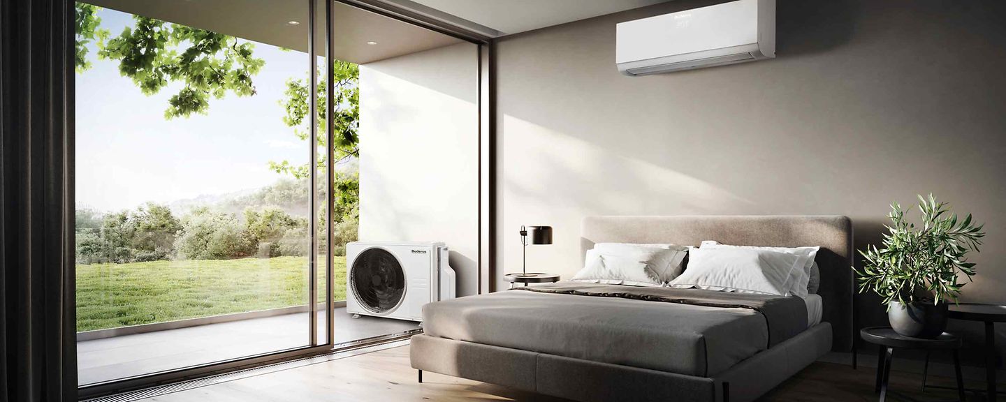 Buderus Logacool Klimaanlage im Wohnraum