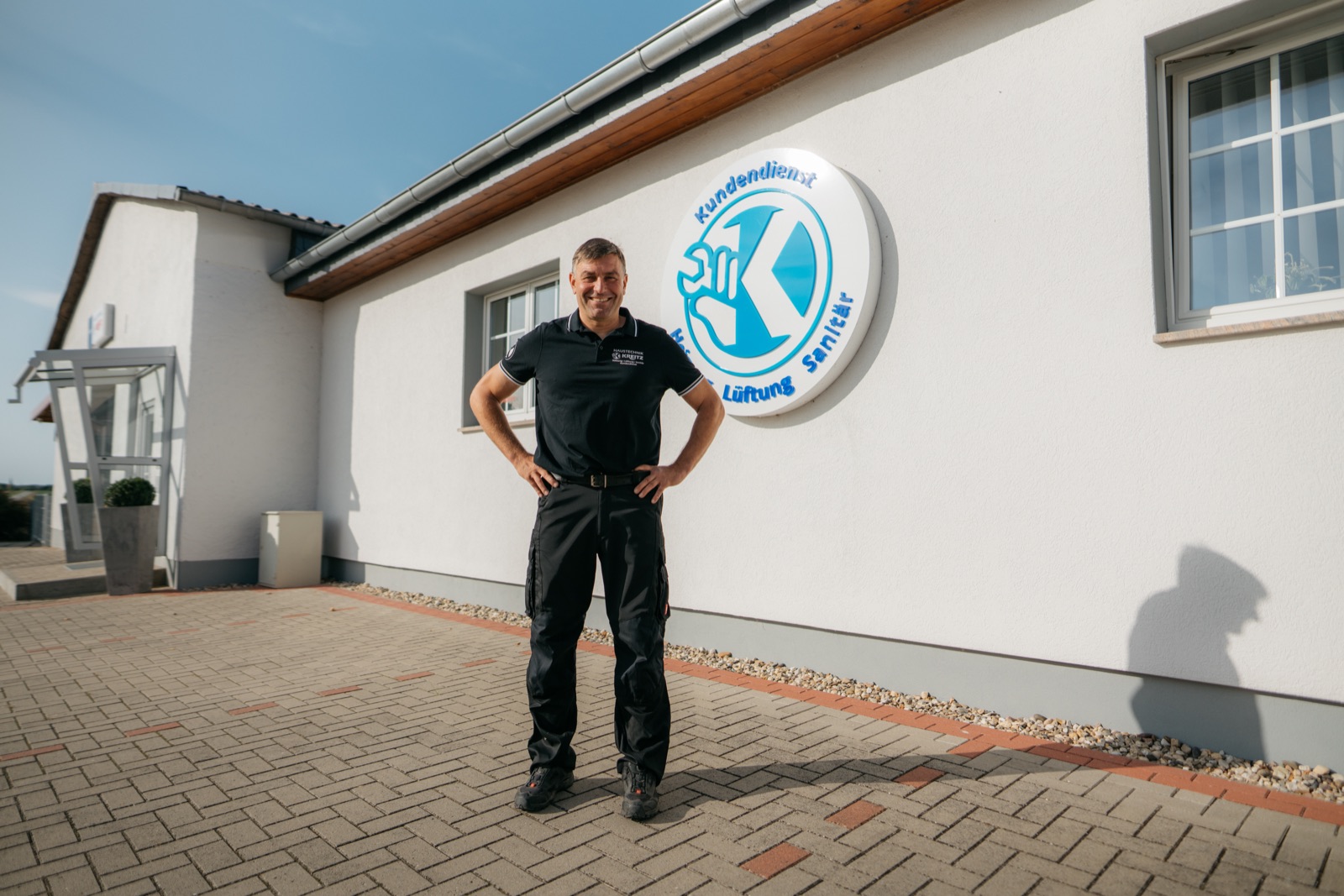 Haustechnik Kreitz am Firmensitz in Rockenthin